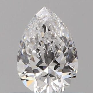 Diamant im Tropfenschliff 0.42 Karat, Farbe D, Reinheit SI1, für einen Platinring für Ihr Gottenkind kaufen O2VOG6G