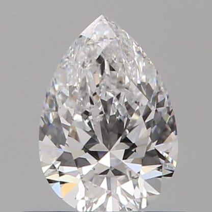 Diamant im Tropfenschliff 0.42 Karat, Farbe D, Reinheit SI1, für einen Platinring für Ihr Gottenkind kaufen O2VOG6G