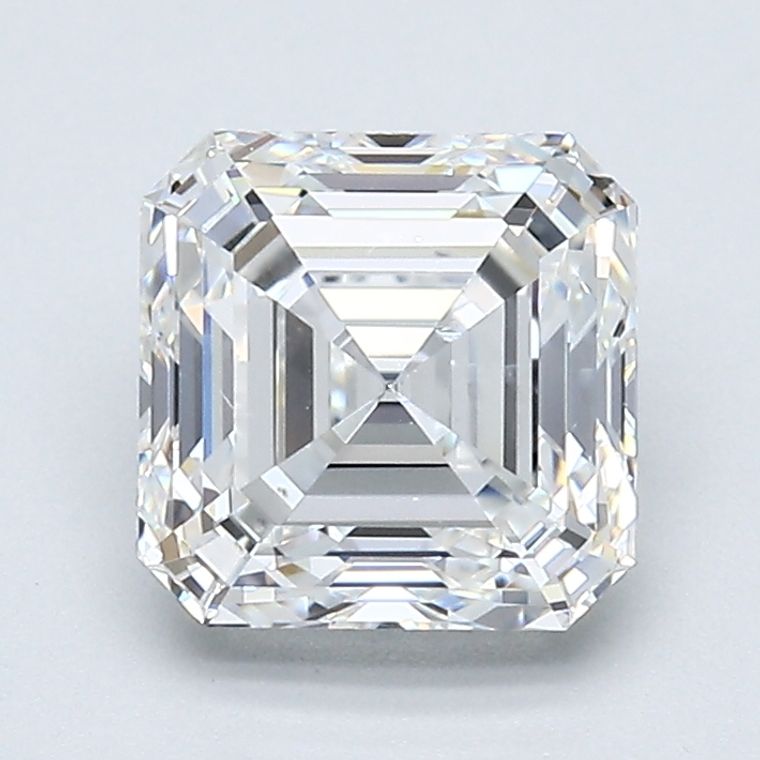 Diamant im Asscherschliff 1.80 Karat, Farbe F, Reinheit VS2, für einen auffallenden Ring für die Hölzerne Hochzeit kaufen E2GH48L