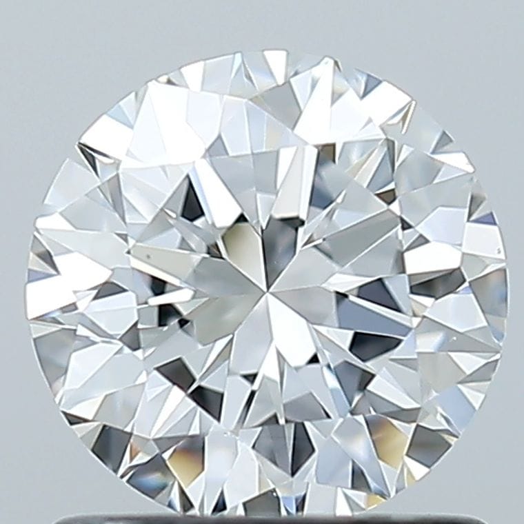 Runder Brillant 1.00 Karat, Farbe F, Reinheit VVS1, für Manschettenknöpfe als Ansporn kaufen U2ZQ6E0