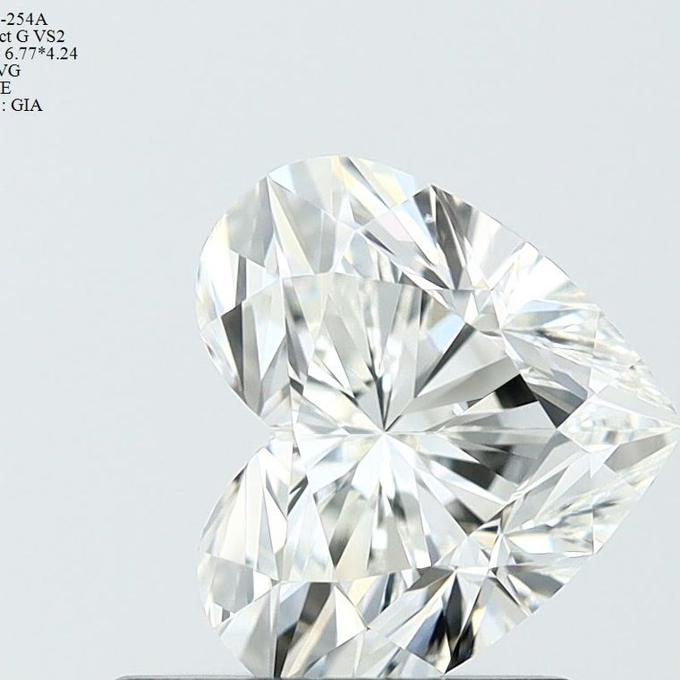 Diamant in Herz Form 1.01 Karat, Farbe G, Reinheit VS2, als Absicherung für VIPs kaufen V31PW1D