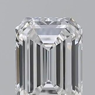 Smaragdförmiger Diamant 0.50 Karat, Farbe E, Reinheit VS2, für einen Herrenring zum Examen kaufen O31U9F9
