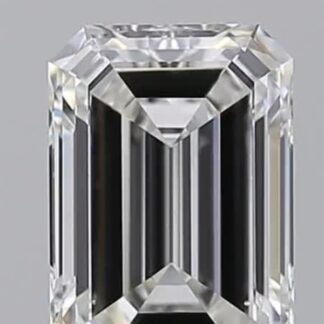 Diamant mit Smaragd Form 0.90 Karat, Farbe H, Reinheit VS2, für einen Goldring für die Rubinhochzeit kaufen A31MYLT