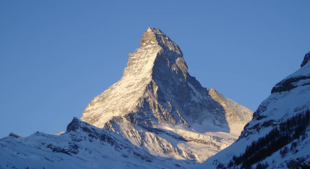 Das Matterhorn als Symbol für die Schweiz und der damit verbundenen Qualität